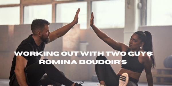 Working Out with Two Guys: Romina Boudoir's