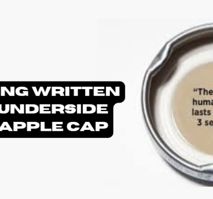 Something Written on the Underside of a Snapple Cap